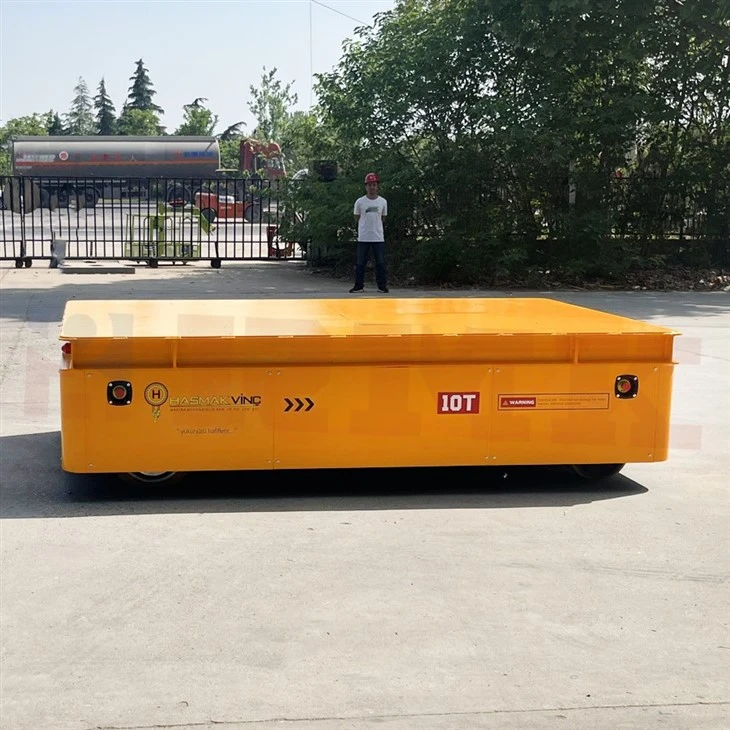 10T Differential Steering Transfer Cart With Lifting Table factory