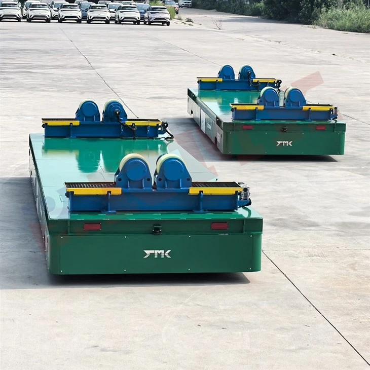 15 Tons Concrete Power Pole Battery Transfer Cart factory