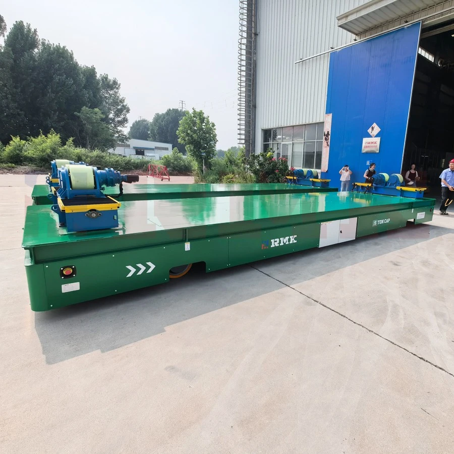 15 Tons Roller Trackless Transfer Cart factory