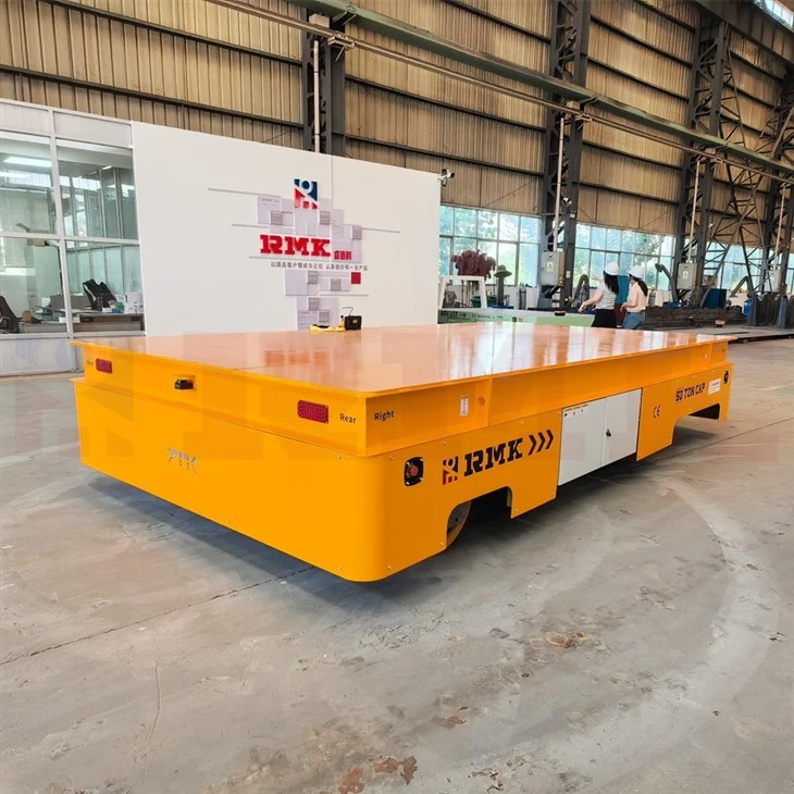 50 Tons Front Wheel Hydraulic Steering Transfer Cart factory