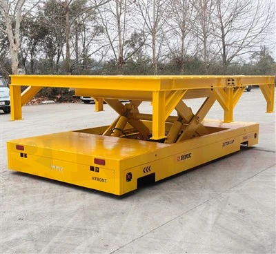 10 Ton Trackless Transfer Cart With 800mm Lifting